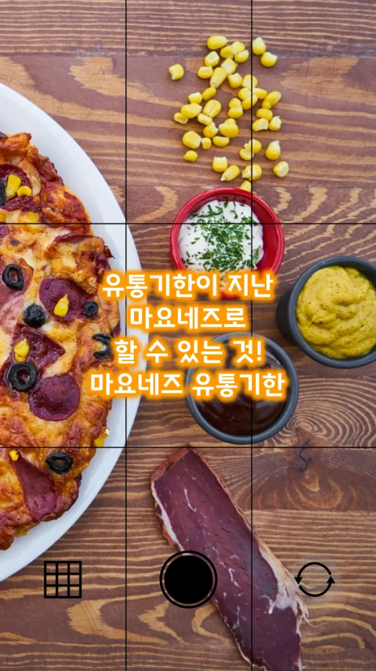 유통기한이 지난 마요네즈로 할 수 있는 것! 마요네즈 유통기한
